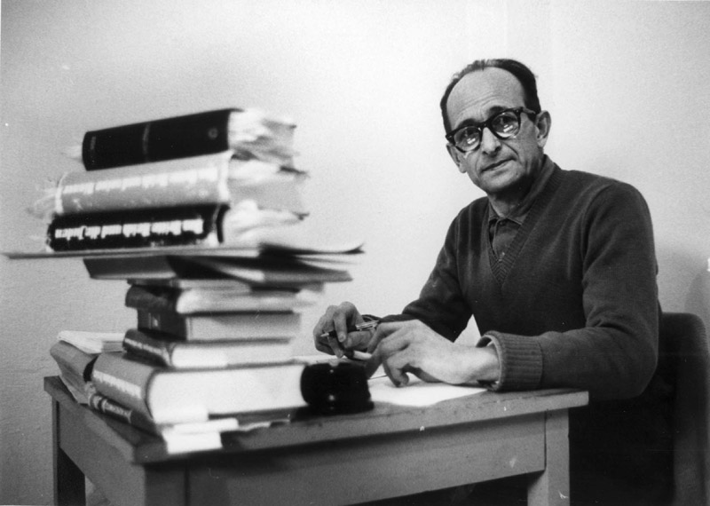 Eichmann in prison, Jerusalem, 1961